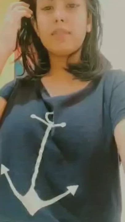 2 Hd Video Of Cute Busty Mumbai Babe In Horny Mood Teasing Giving Her