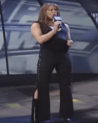 Any WWE fans remember this classic moment? Stephanie McMahon teases her
