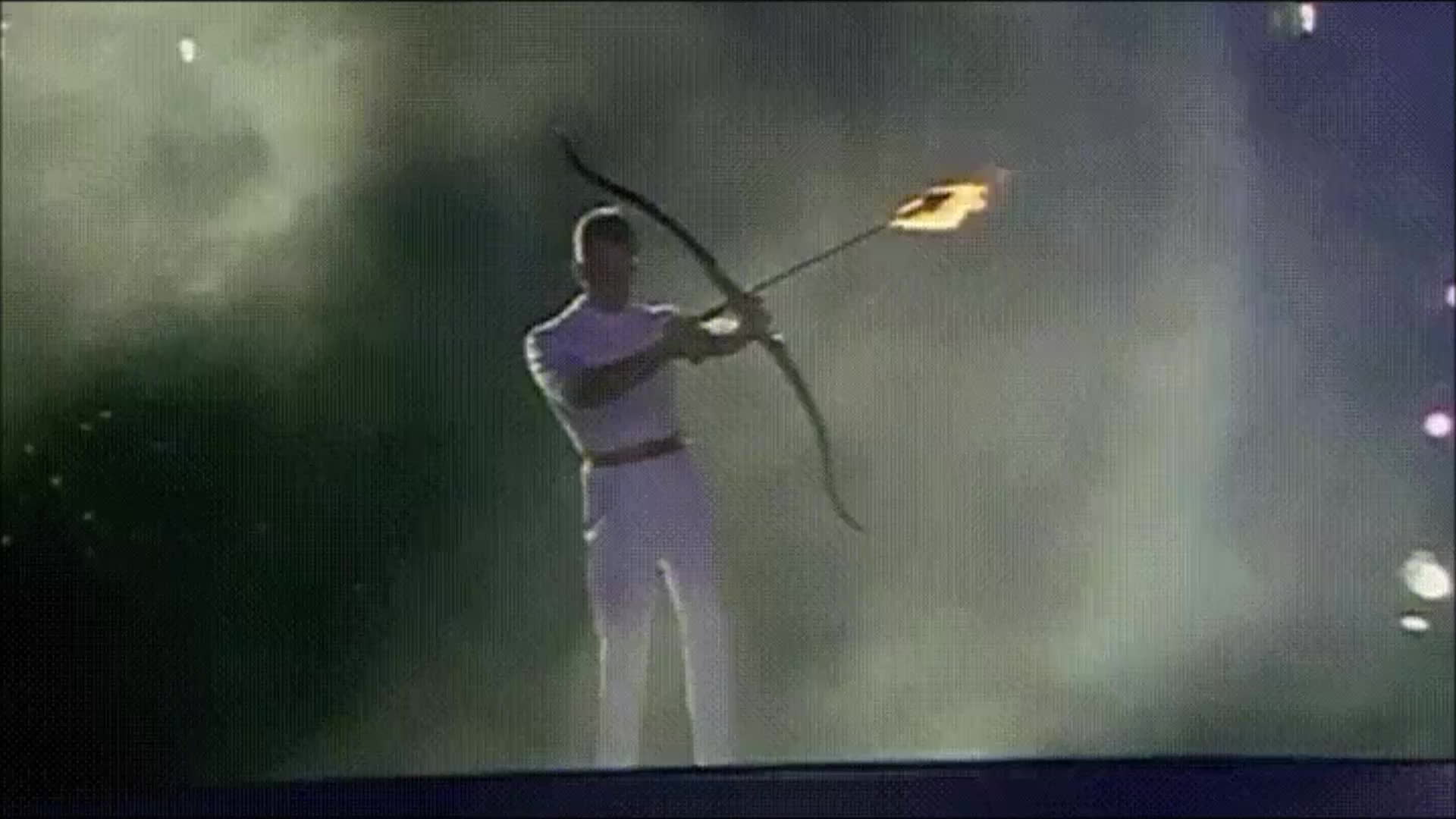 Slow Torch Lighting Of The Olympic Torch In Barcelona 1992 | Scrolller