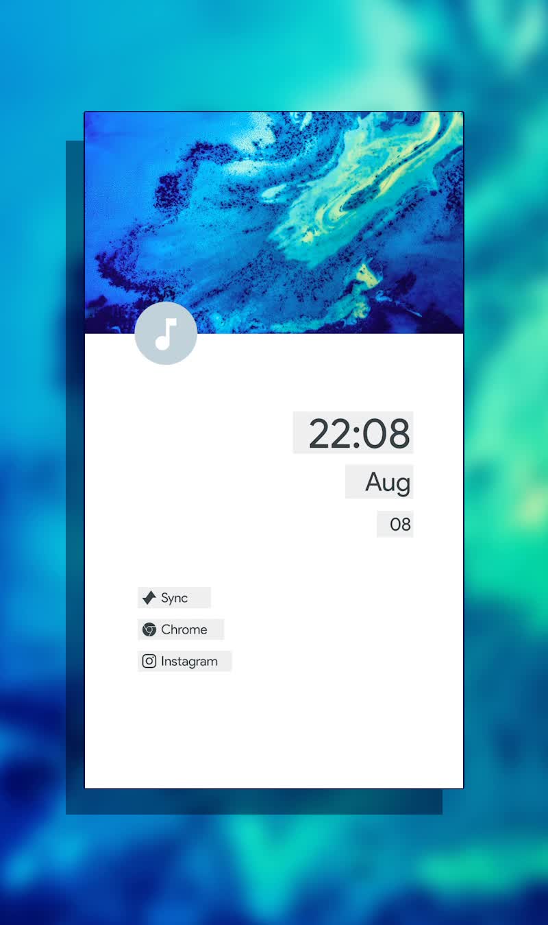 Theme Note Scrolller