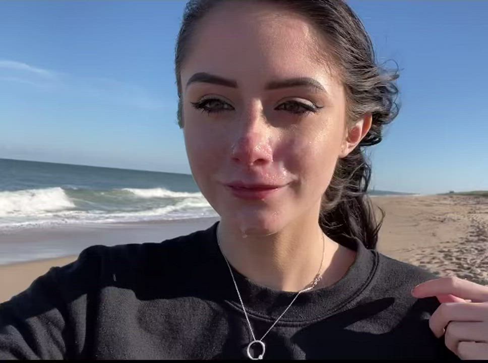 Cum Covered Beach Walk Scrolller