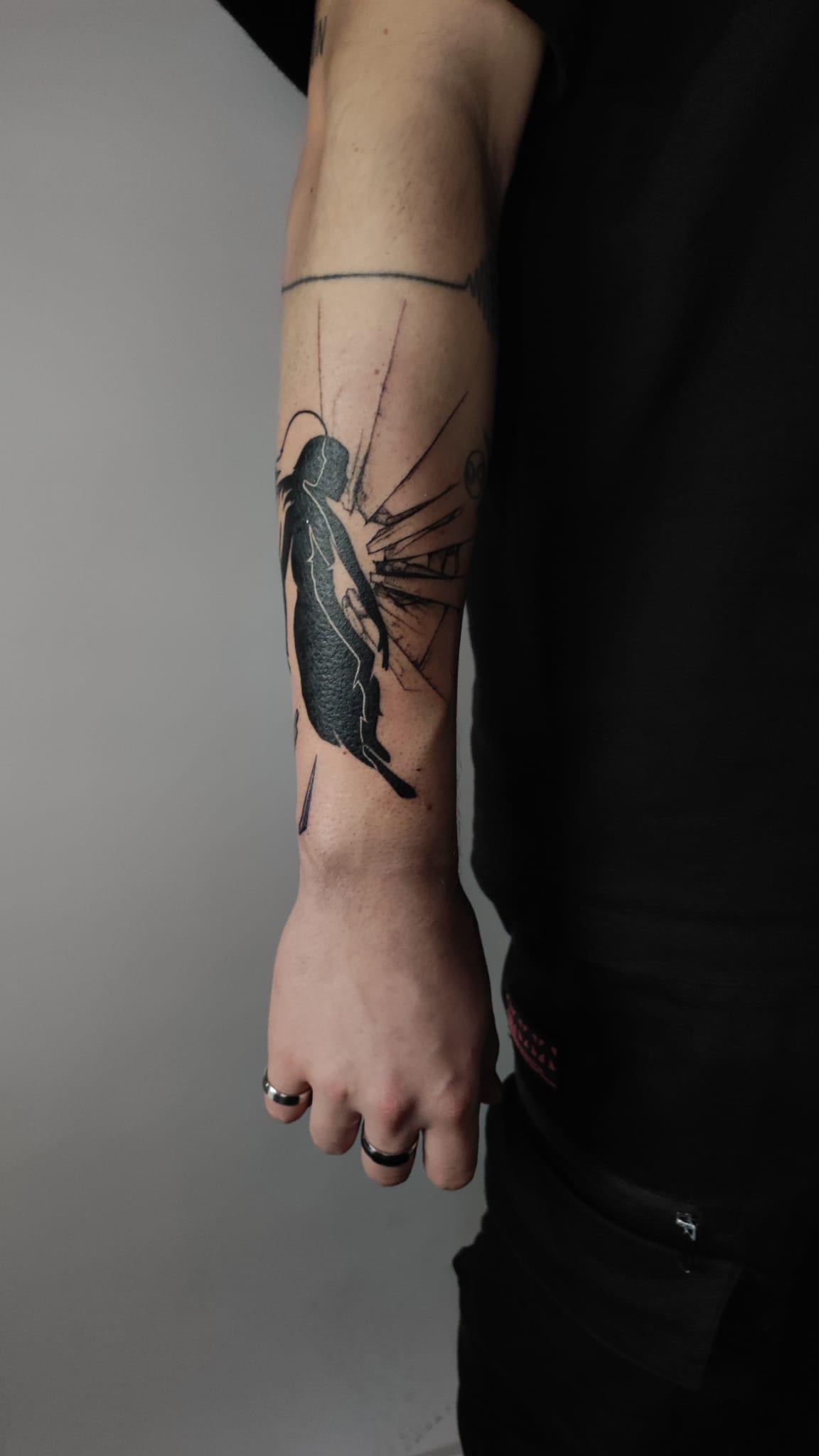 Another take at the „Collide With The Sky“ Tattoo, done by Nasty