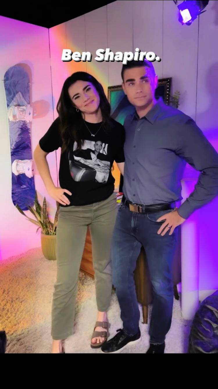 Ben Shapiro and Brett Cooper in the same room together Scrolller