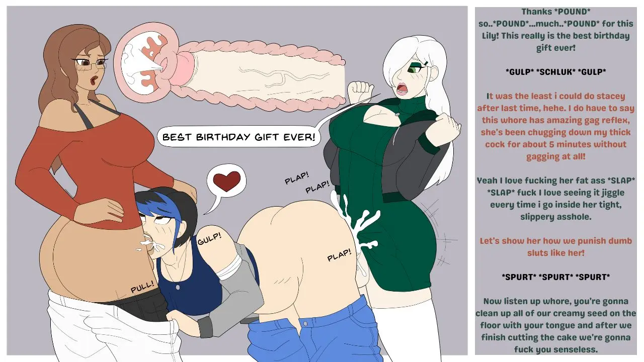 Birthday Gift For a Futa [ Spitroast ] [ Futadom ] [ Artist : Yamo7 ] ((COMMS OPEN DM))