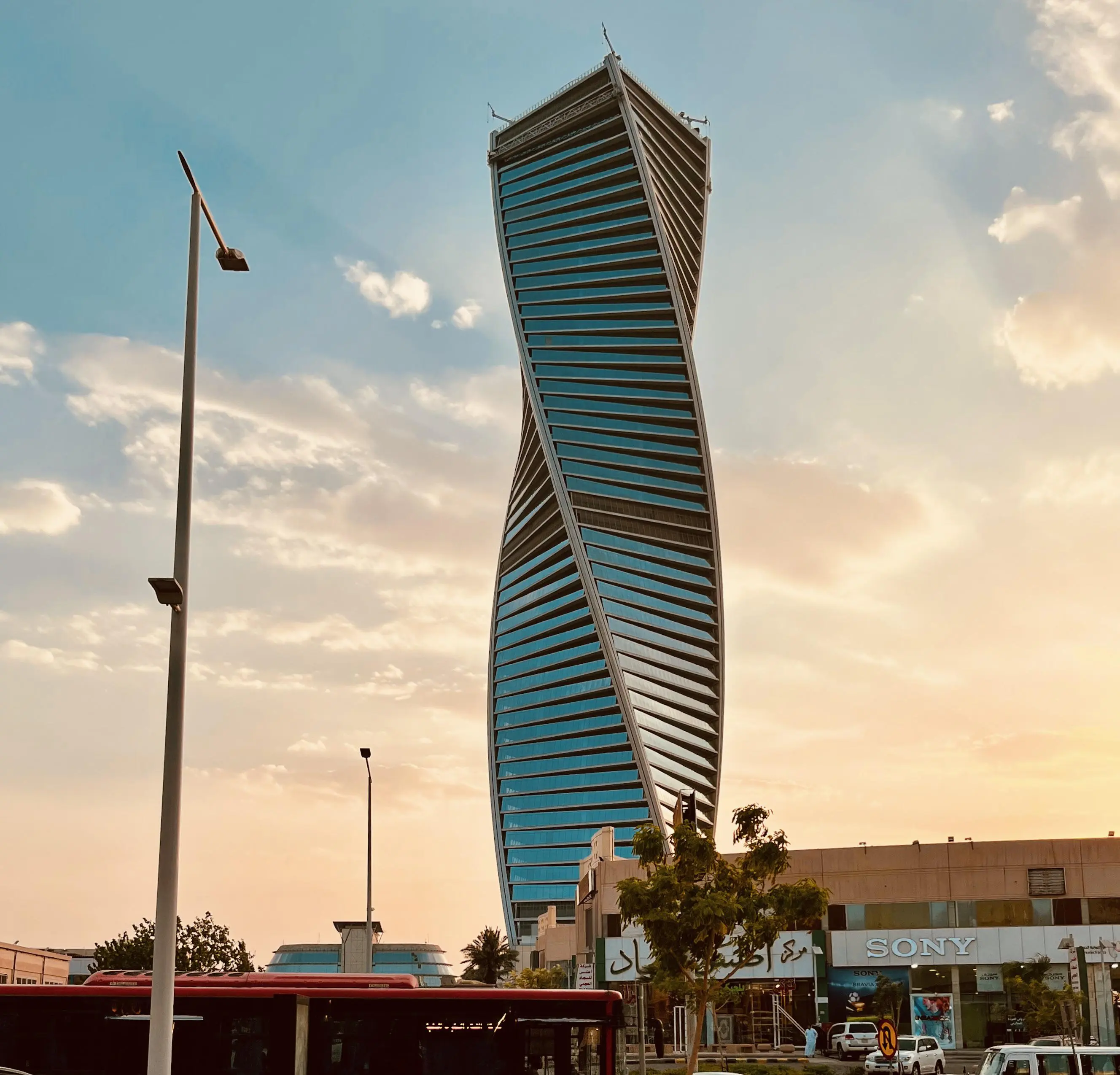 Curved Building