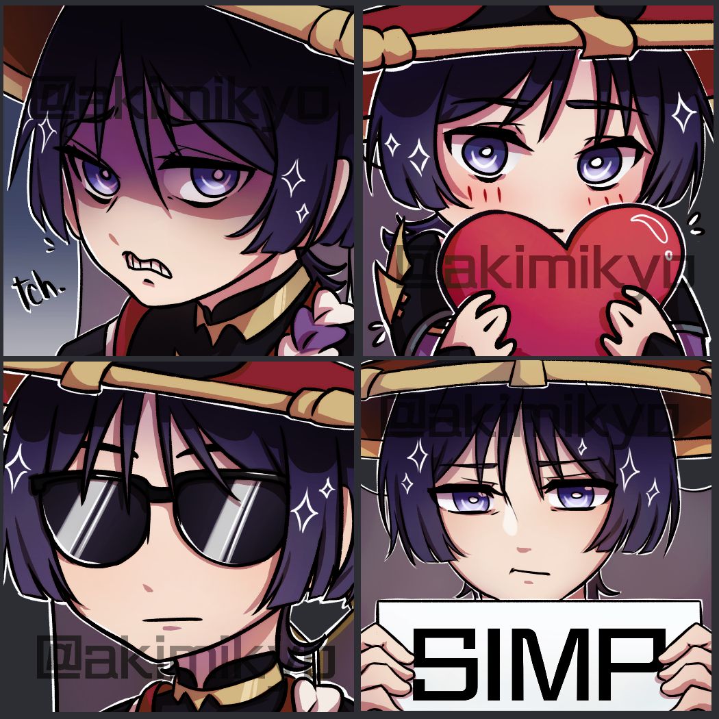 [FOR HIRE] Custom Twitch/Discord/Telegram Emotes, $25 for 1, $80 for 4 ...
