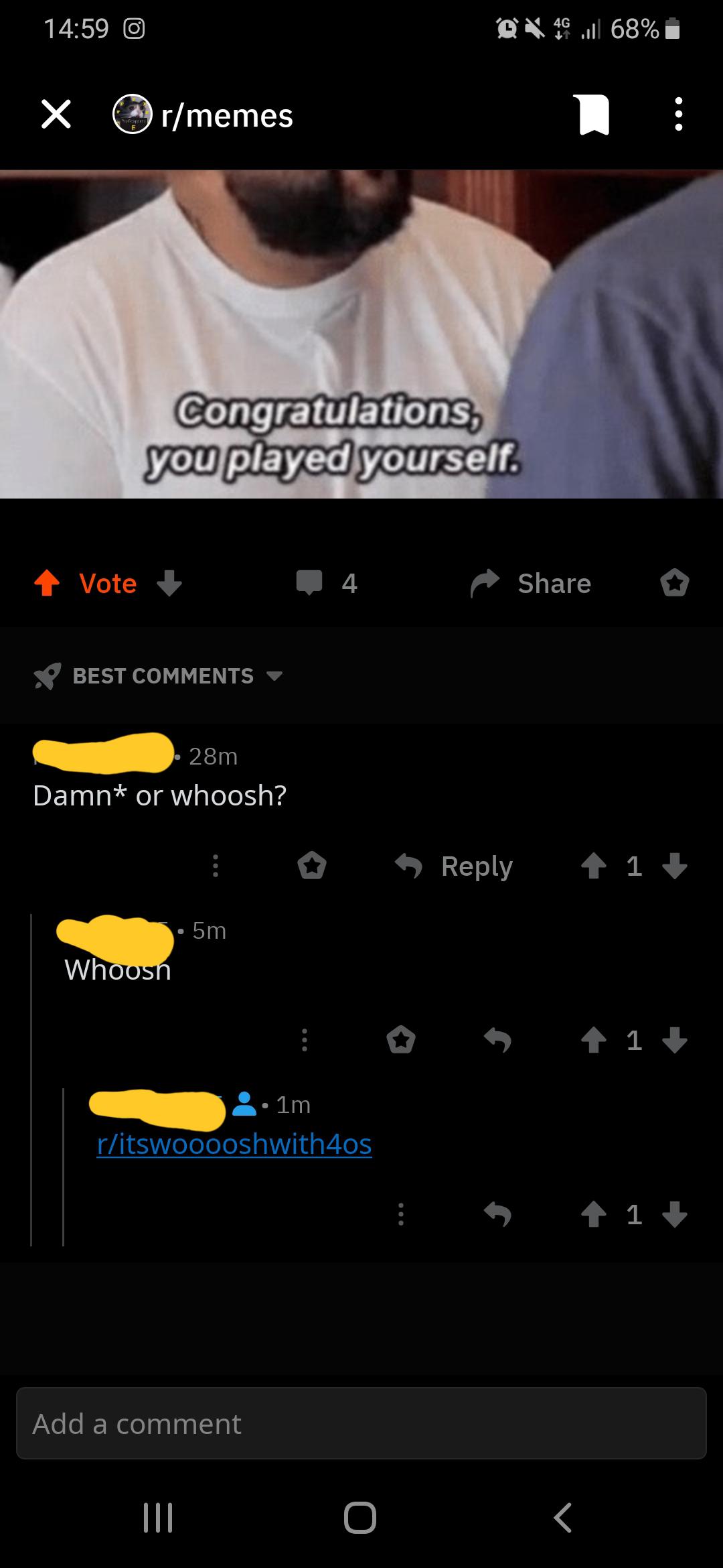 Congratulations. You played yourself. : r/memes