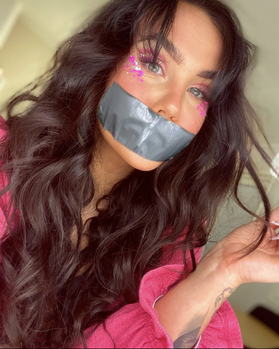 tape gagged