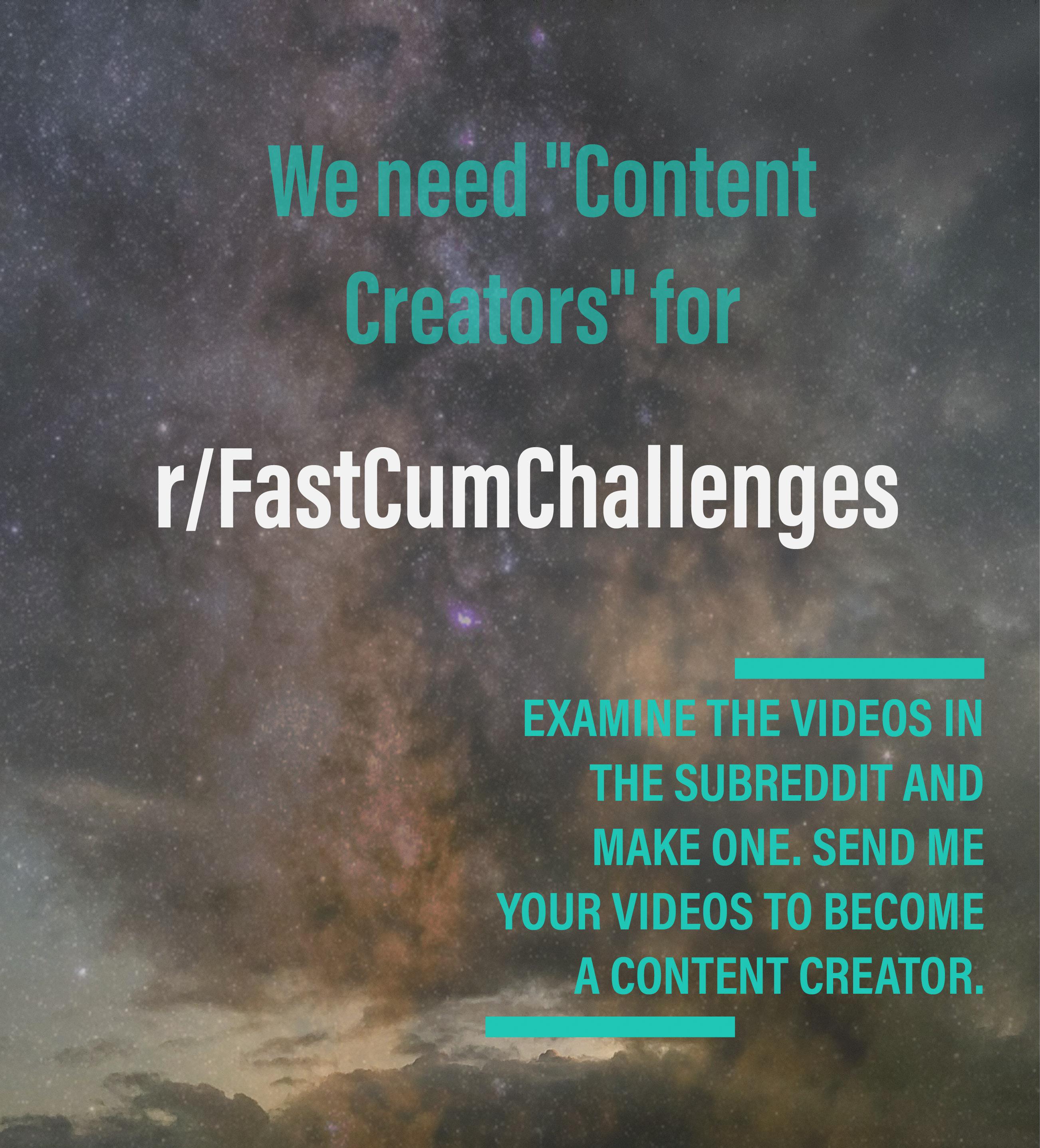 How To Become A Content Creator At R Fastcumchallenges Scrolller How To Become A Content Creator At R Fastcumchallenges Scrolller