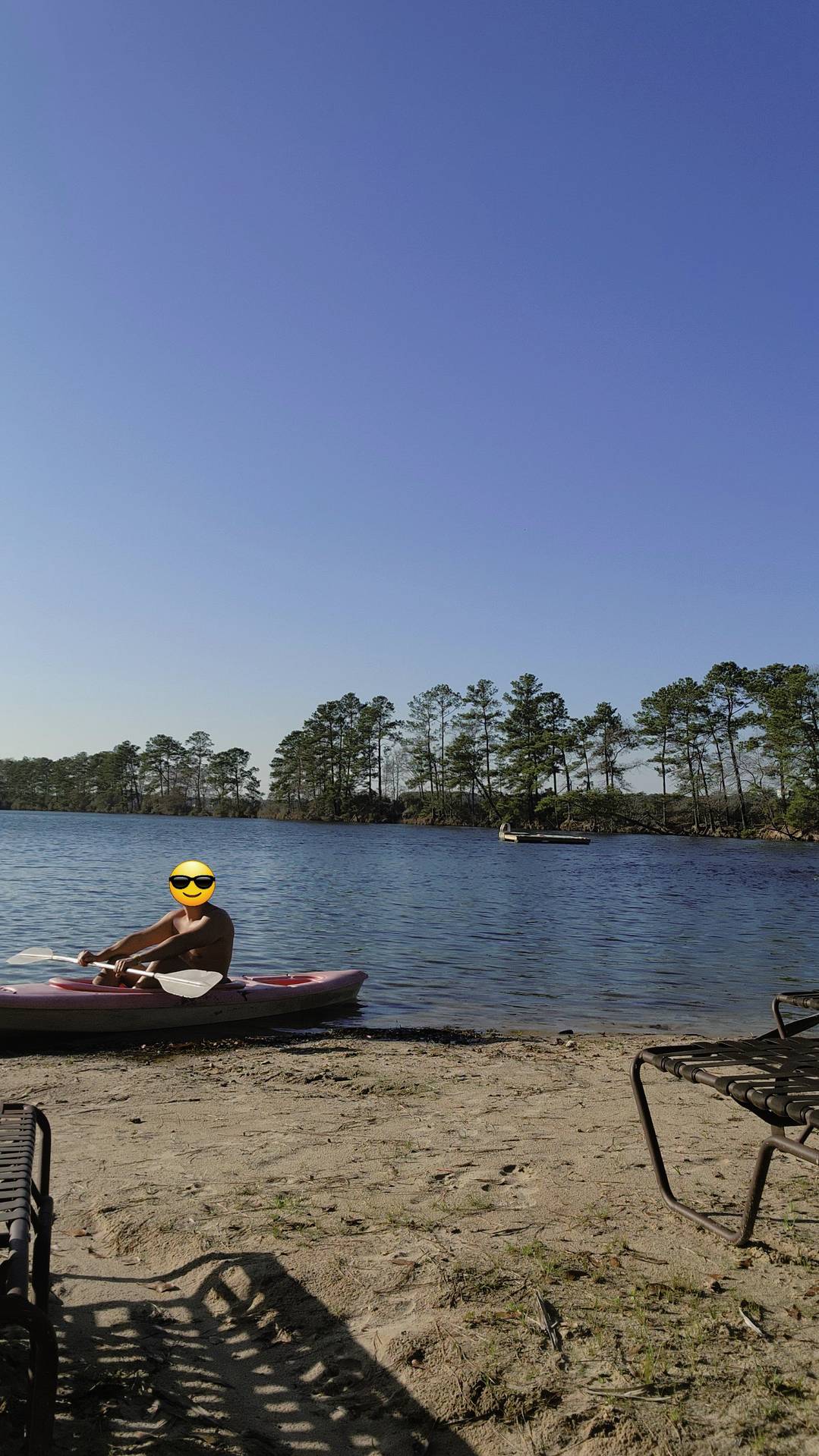 It felt so good today kayaking nude at Emerald Lake Nudist Resort. Scrolller