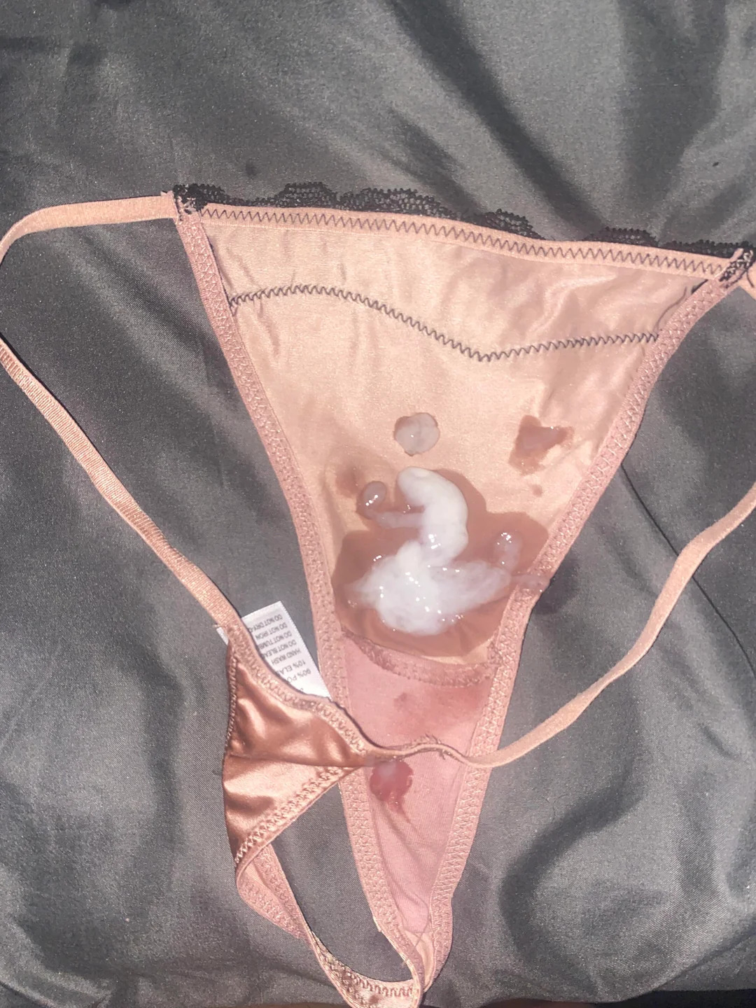 Cum on sisters thong