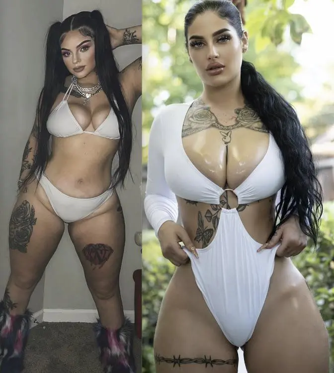 LEFT OR RIGHT : THICK GHETTO TATTED WHITE GIRLS