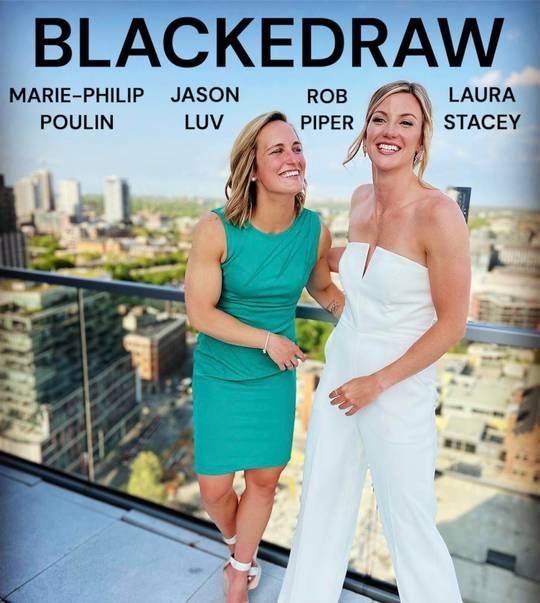 Marie-Philip Poulin And Laura Stacey - BLACKEDRAW (Married Canadian ...