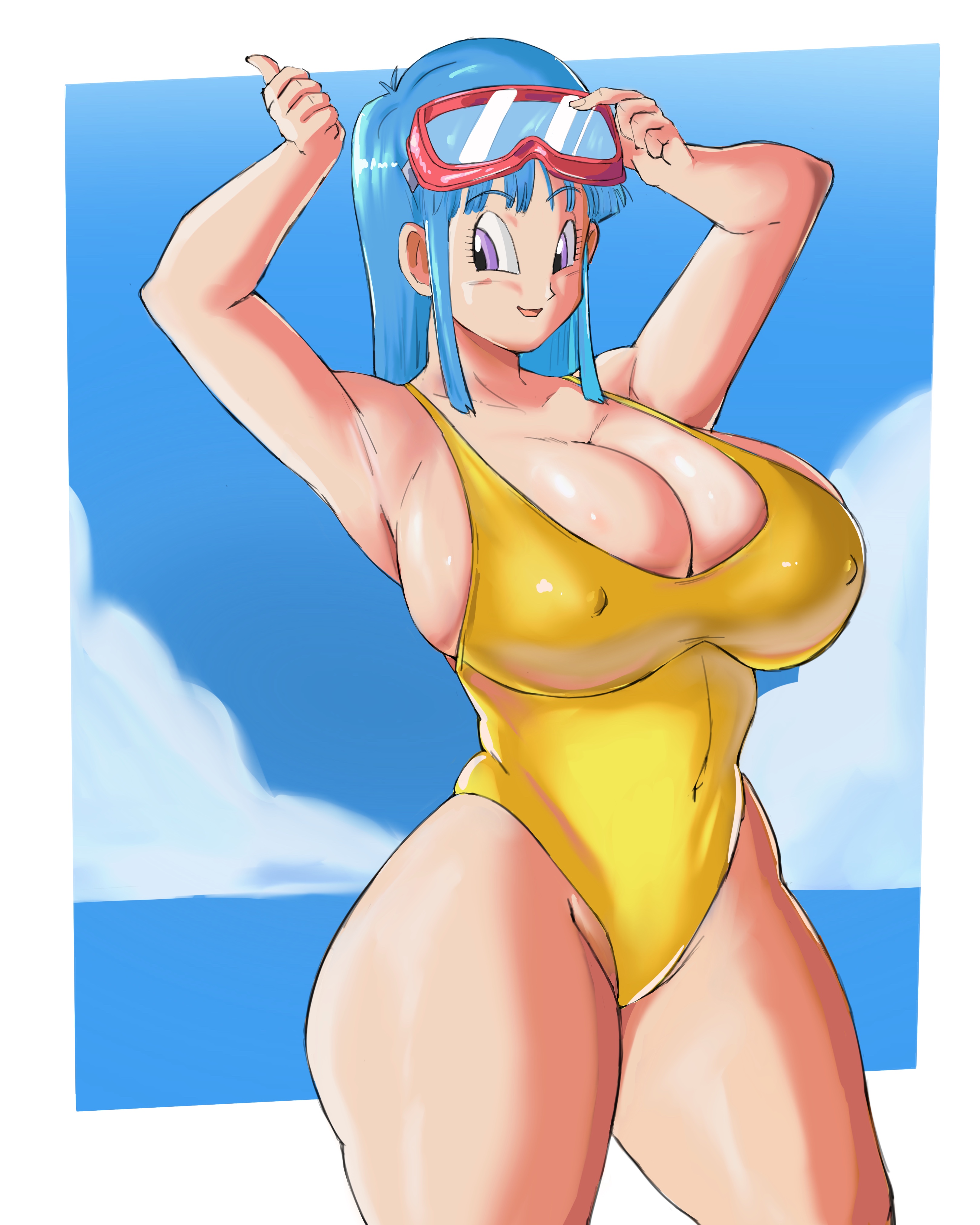Maron Swimsuit Lewd Body (Panarandom) [Dragonball] .