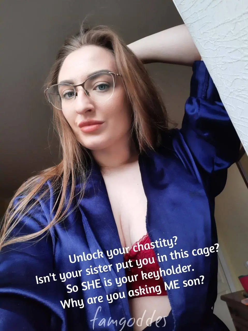 [mom] [sis] [chastity] [keyholder]