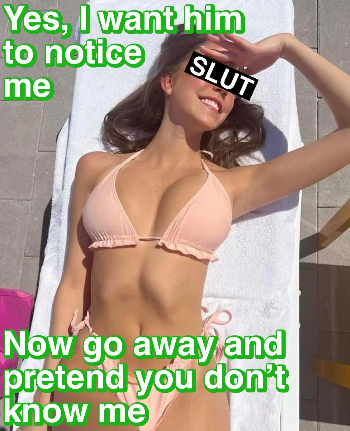 Notice her?