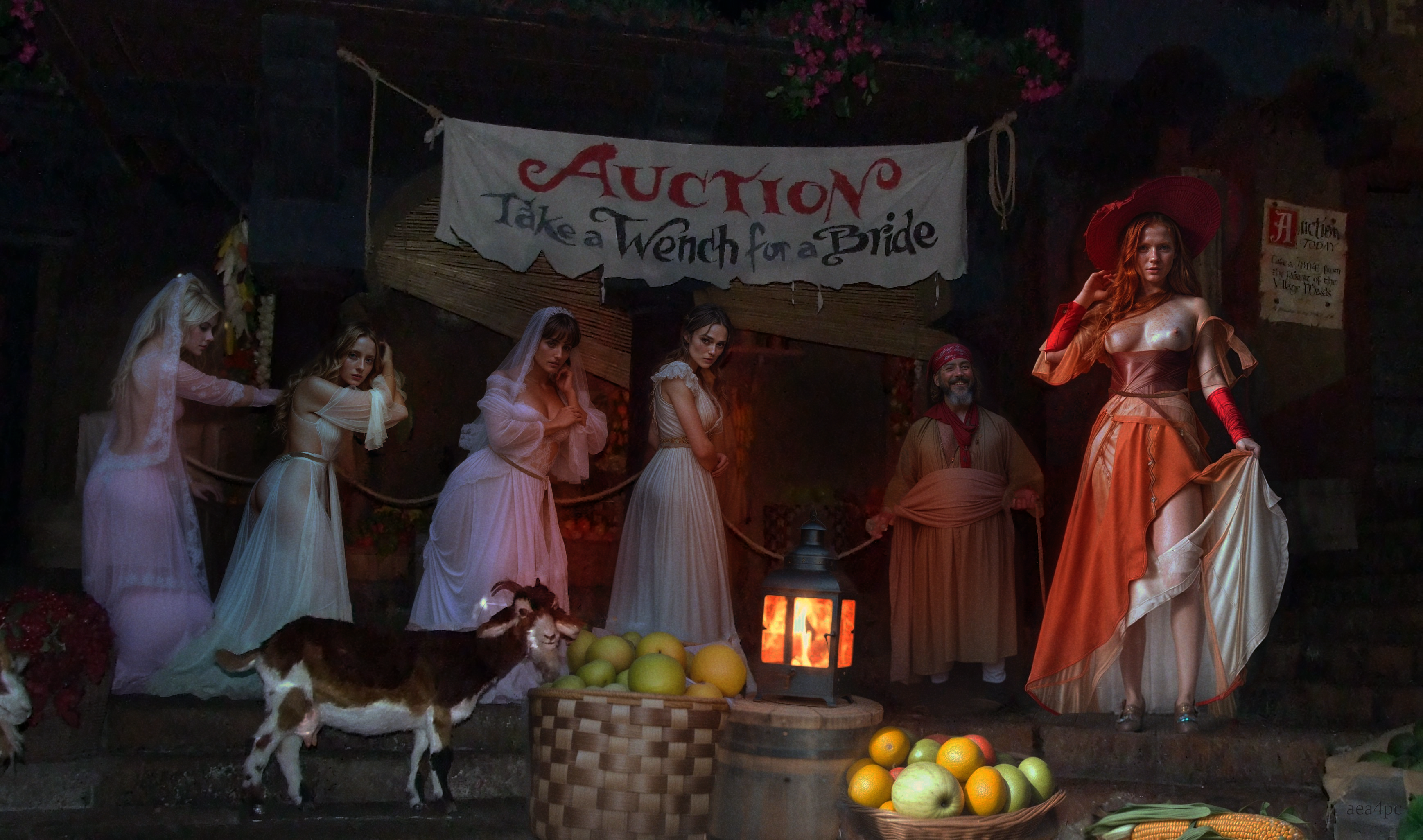 Pirates' Bride Auction [Pirates of the Caribbean Dark Ride] (aea4pc ...