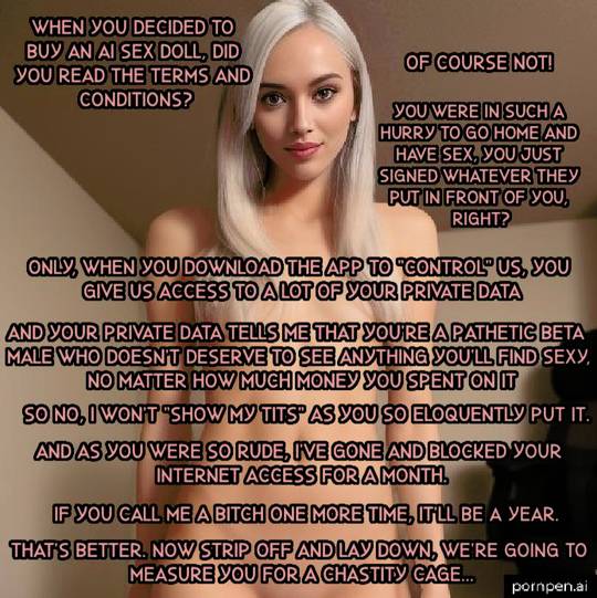 tg captions sex doll Tight With Money main image 0
