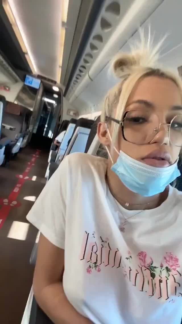 Tgirl Big Cock Out On Plane Ride Scrolller