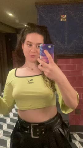  Tipsy and flashing in the bar’s bathroom | Scrolller