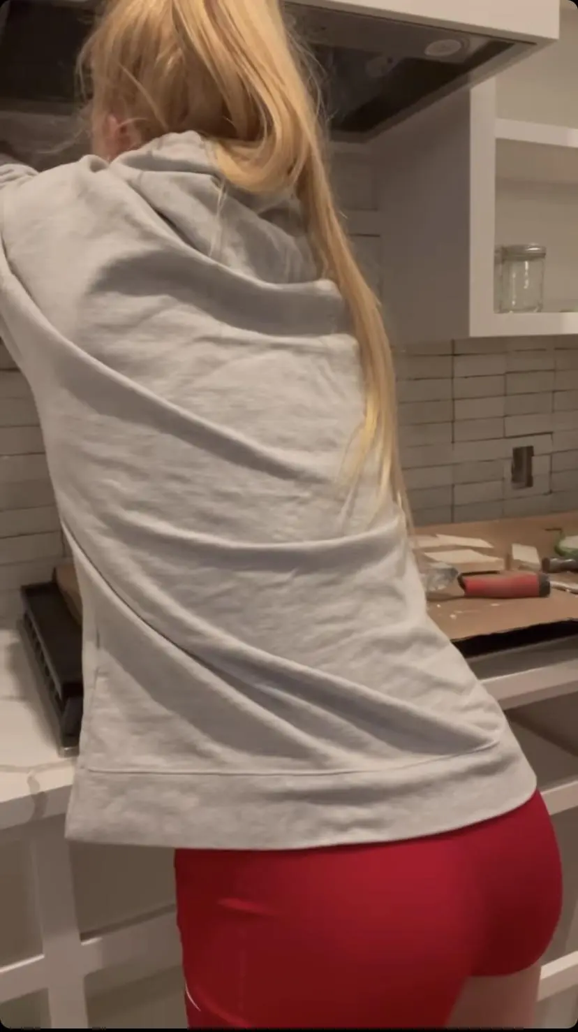 To have her bent over a counter…