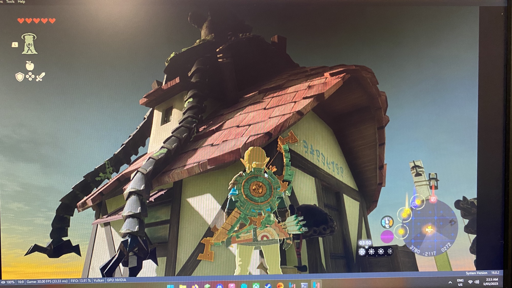 Top of Hateno Lab, reminiscent of an adventure long past Scrolller