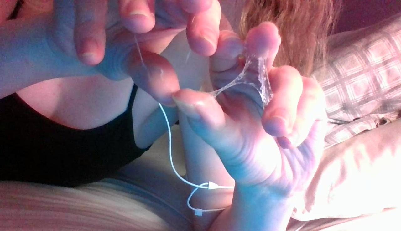 wet slimy fingers