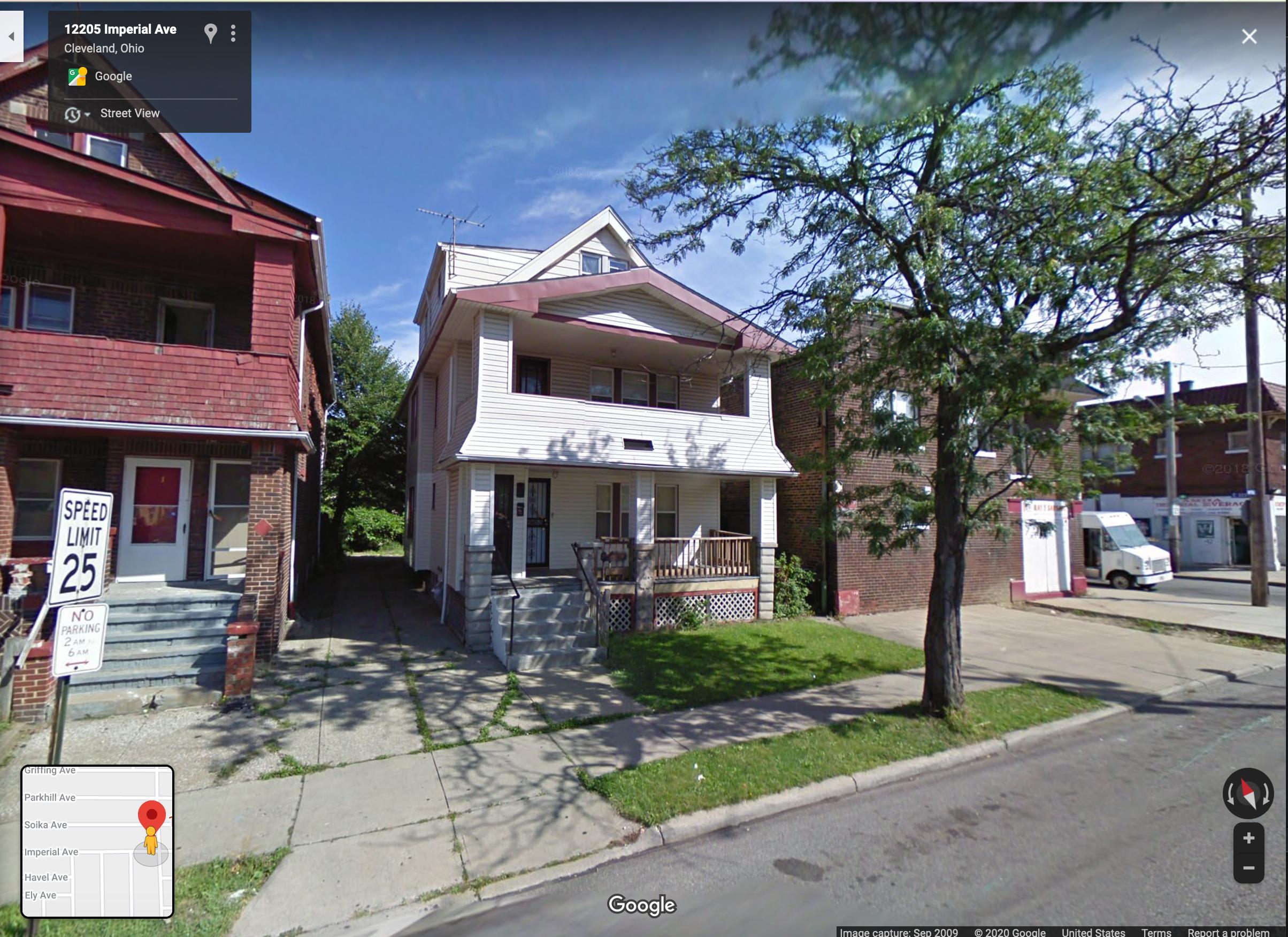 12205 Imperial Ave., Cleveland, OH, Google Street View image from