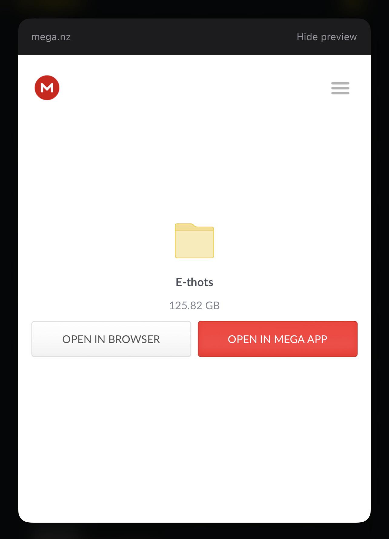 Ega File 125GB MEGA FILE🔥 LINK IN THE COMMENTS (expires soon!) | Scrolller