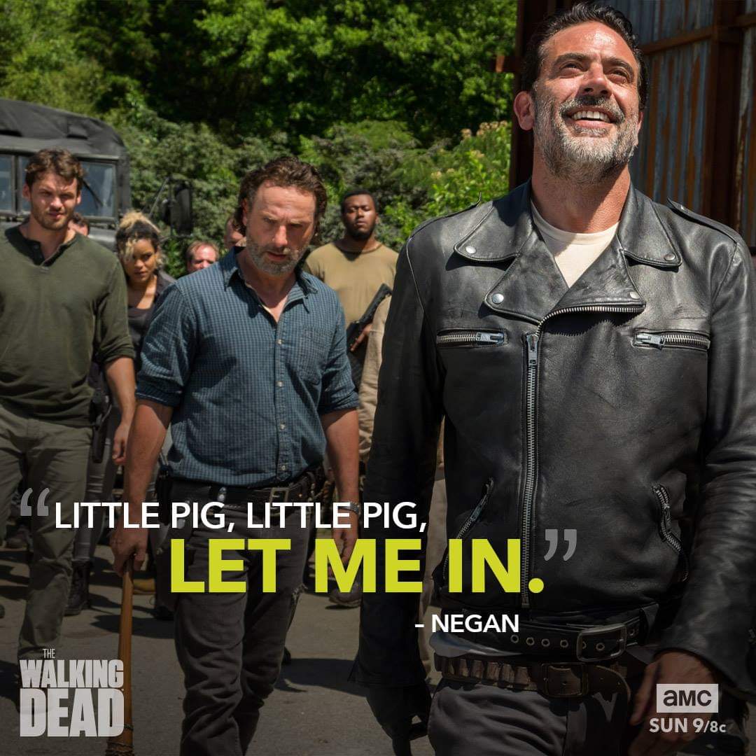 3 Years ago, Negan chanted this memorable line. | Scrolller