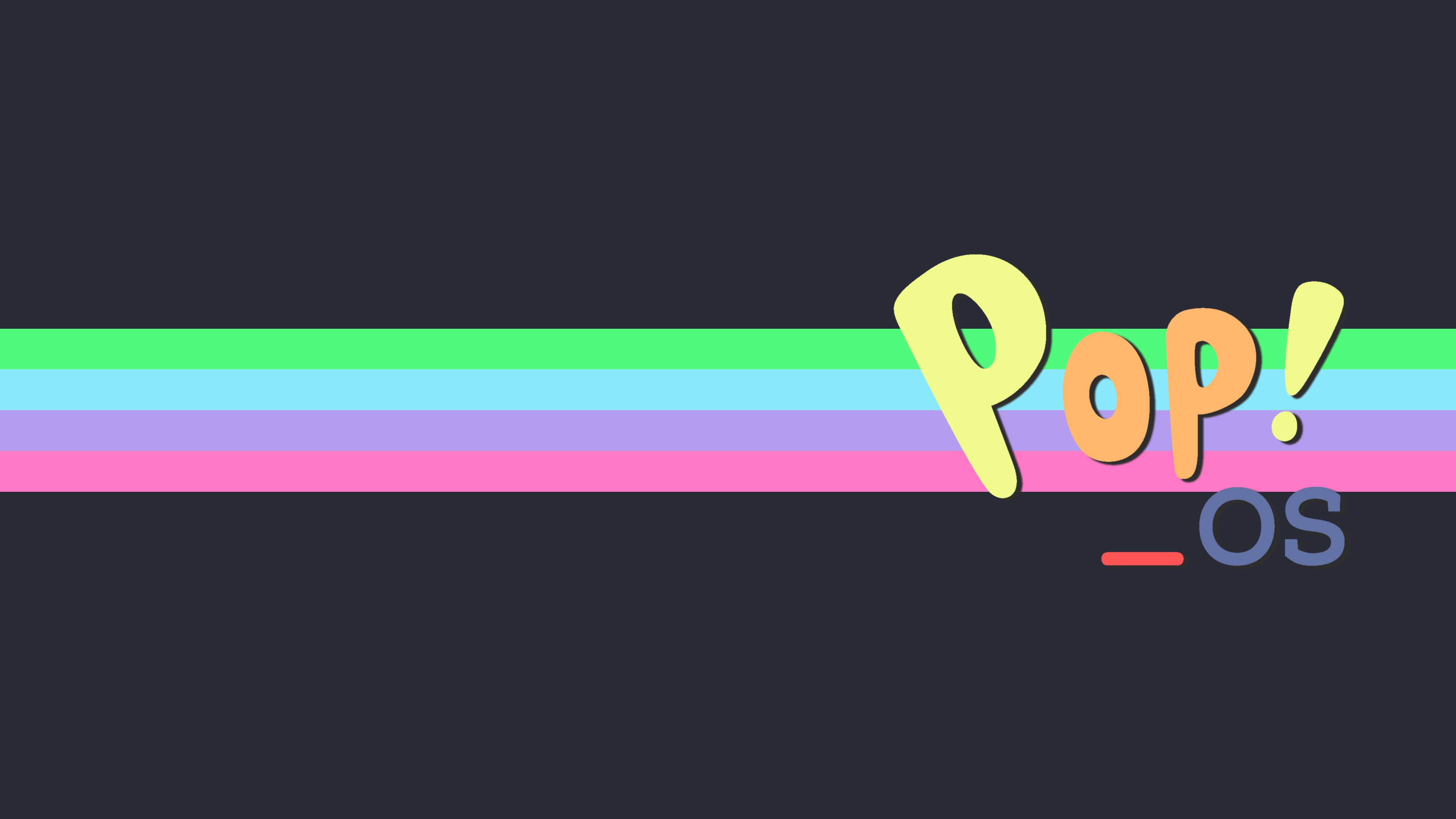 [3840x2160] Pop_OS Linux Wallpaper I edited with dacula color scheme ...