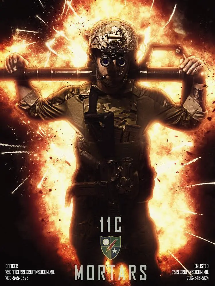 75th Ranger Regiment - Ranger Indirect Fire Infantryman (MOS - 11C ...