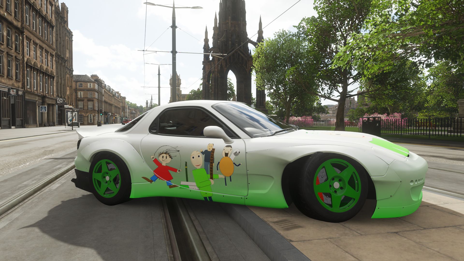 A Baldi's Basics RX-7 Car Livery in Edinburgh in Forza Horizon 4 ...