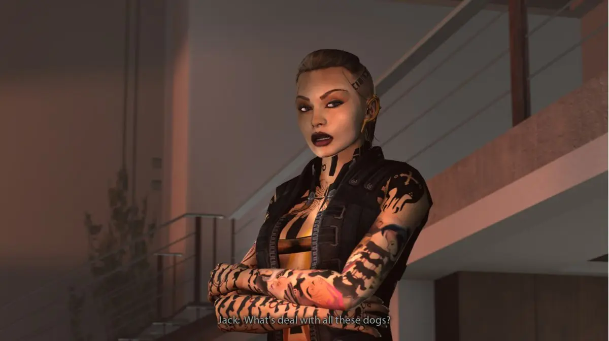 Hentai Beast 3D art by ShittyHorsey featuring a group of women and dogs in a Mass Effect futuristic setting