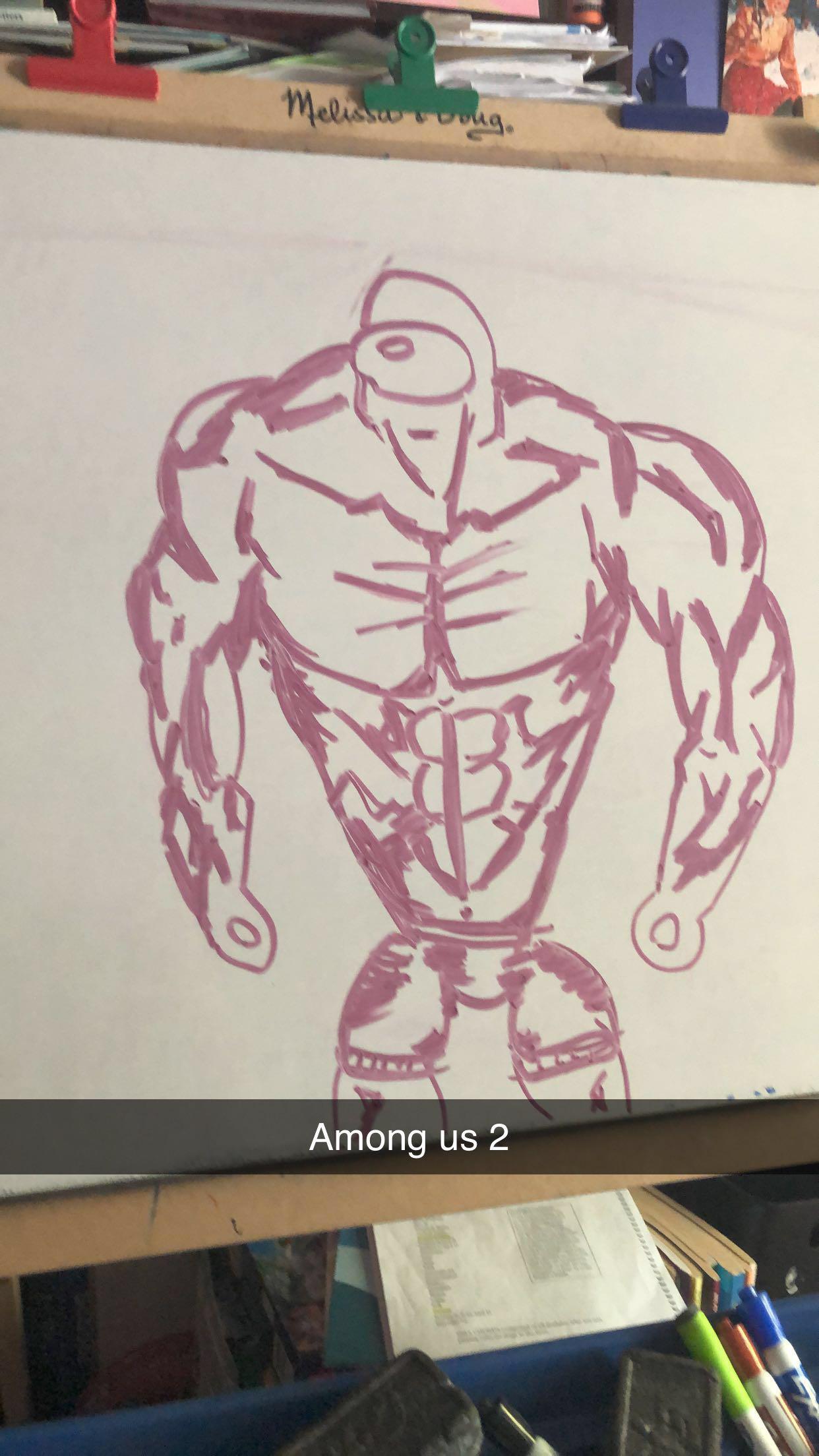 A new naughty white board drawing Scrolller