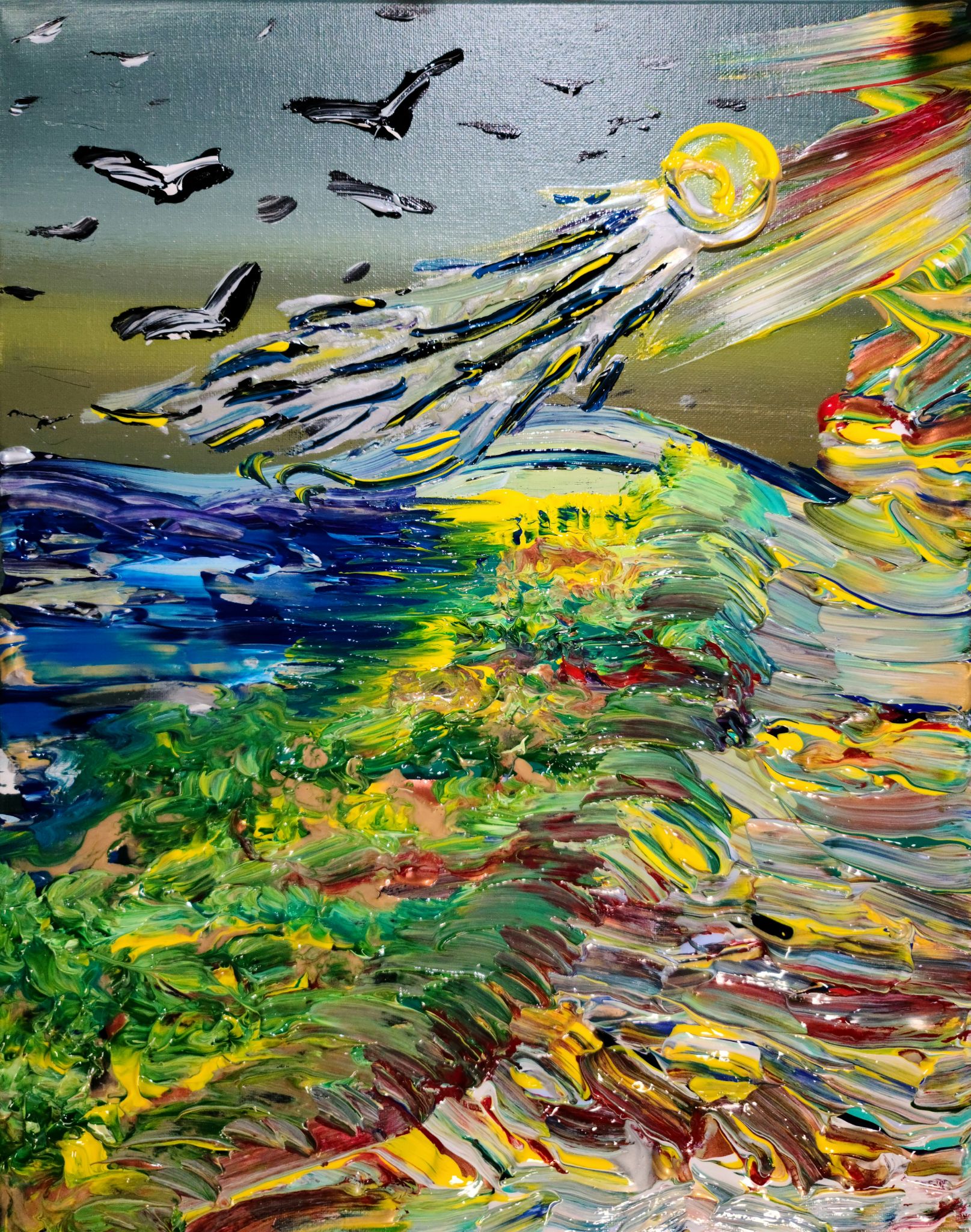 Acrylic dream piece called that I just finished Scrolller