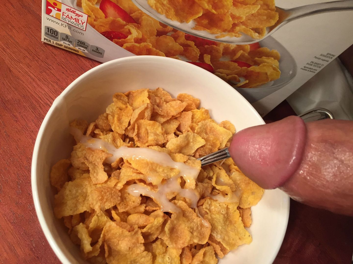 Eating Cereal Out Of Girls Ass