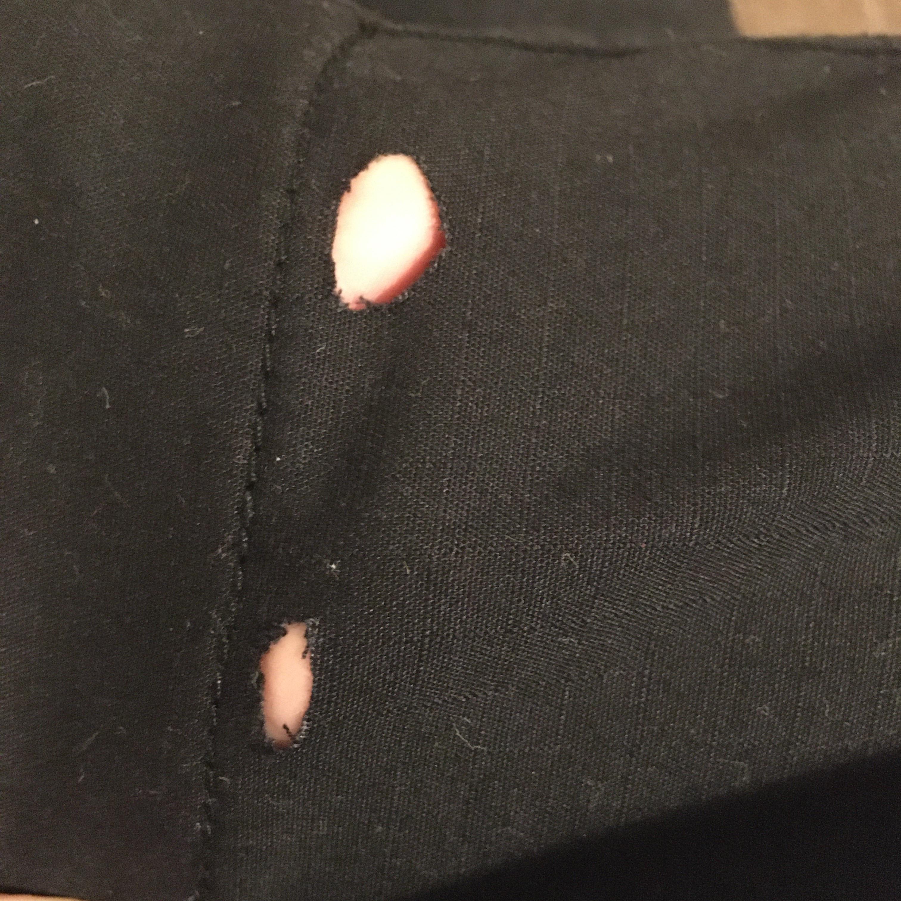 Advice on repairing holes in rips top fabric? Scrolller