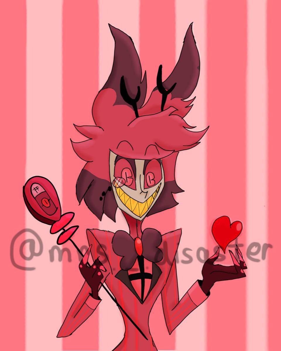 Alastor fan art by @mrs._.disaster on Instagram | Scrolller