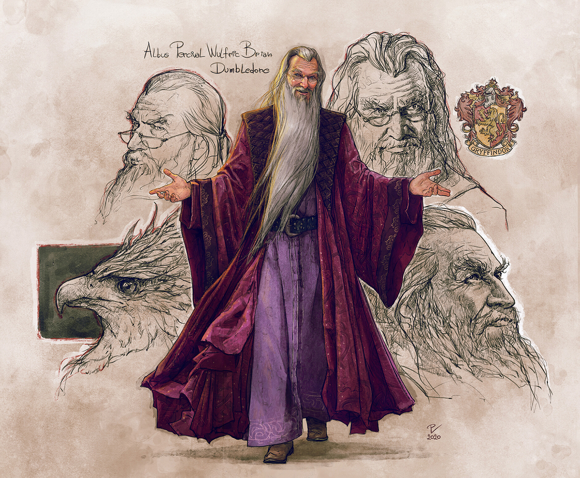 <b>Albus</b> Dumbledore by Vladislav Pantic Scrolller.