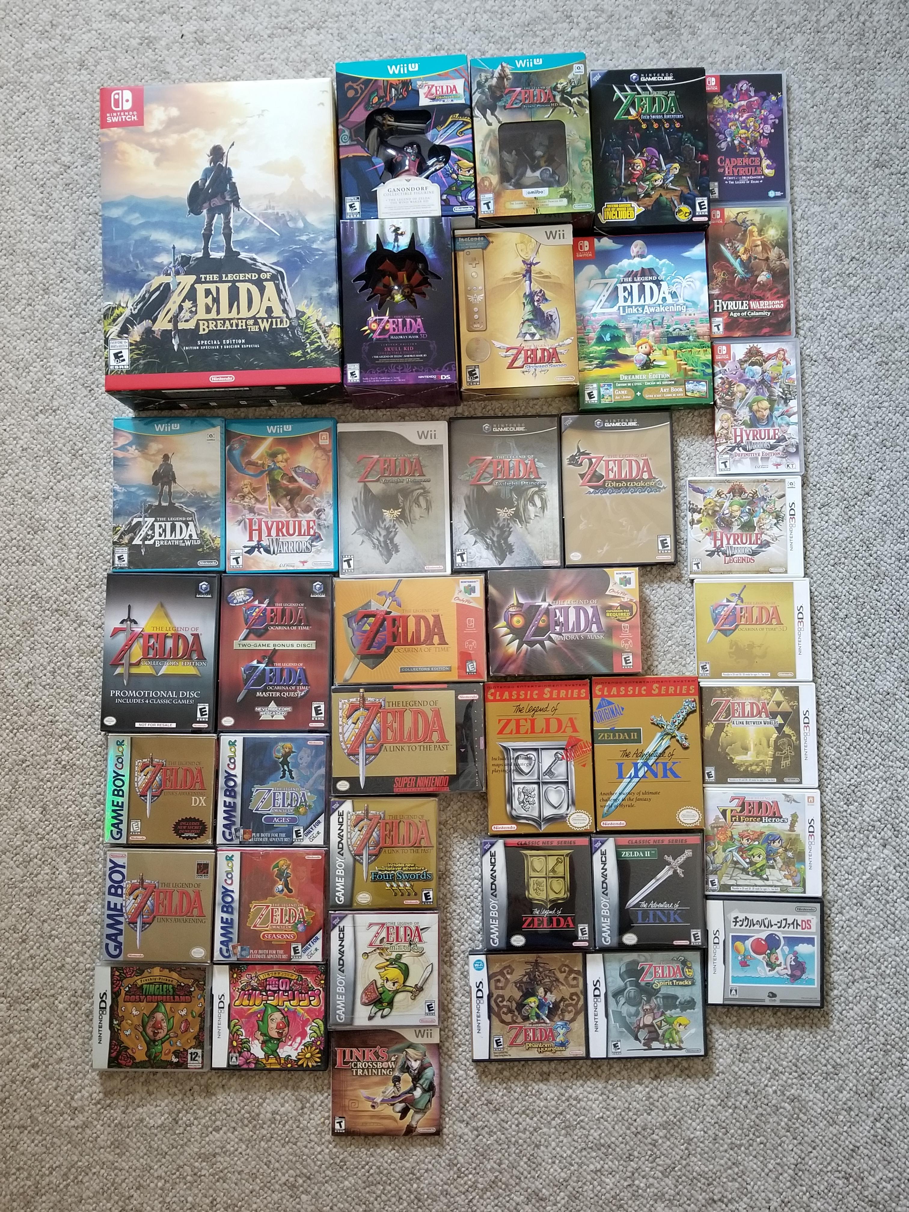 [ALL] My Zelda game collection | Scrolller