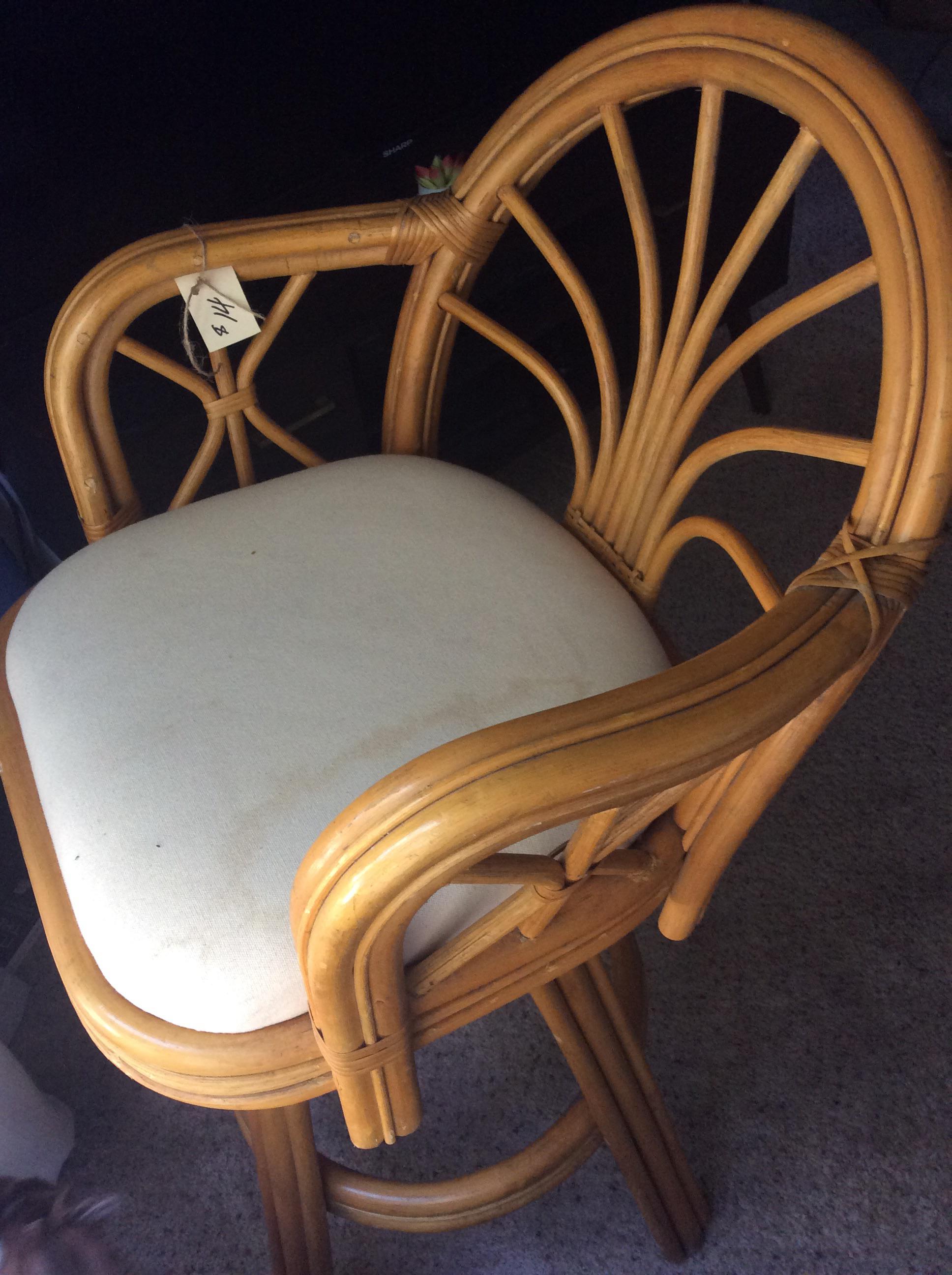 Am I able to bleach/stain the rattan part of this chair? Not crazy