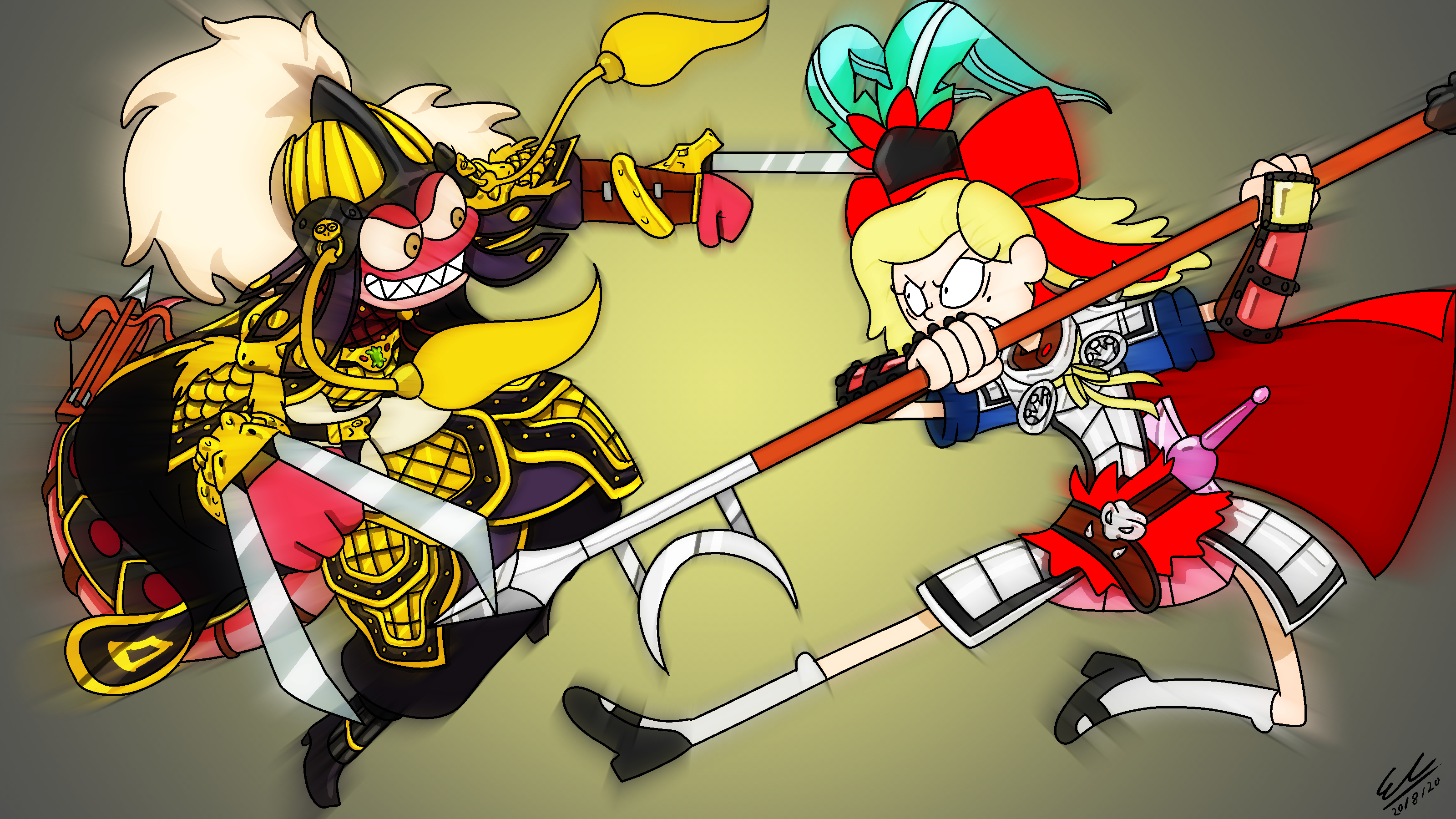 AMPHIBIA LAND OF THE EAST Sasha Vs General Yunnan Scrolller
