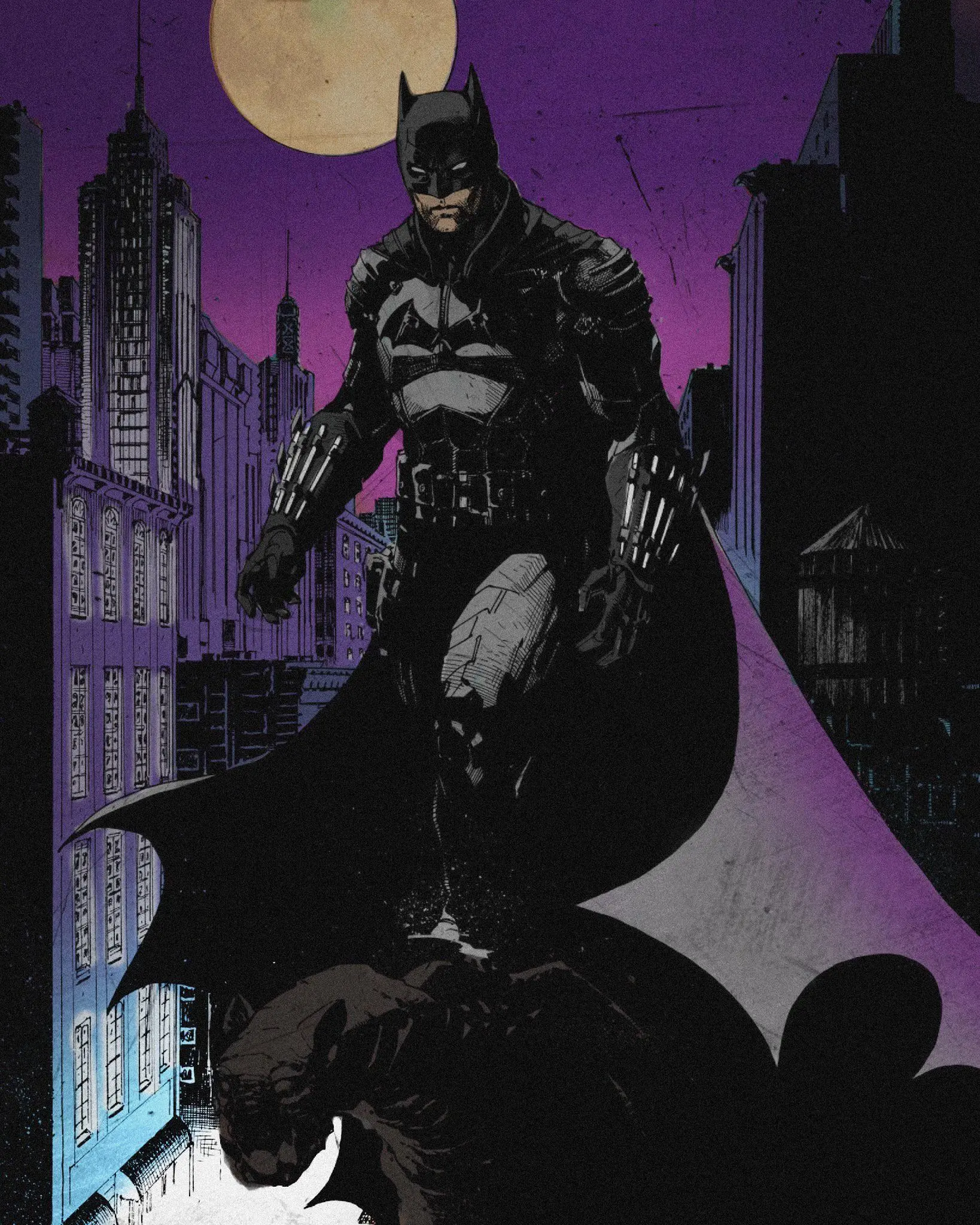 Batman Edited An edited photo of the new Batman artwork | Scrolller