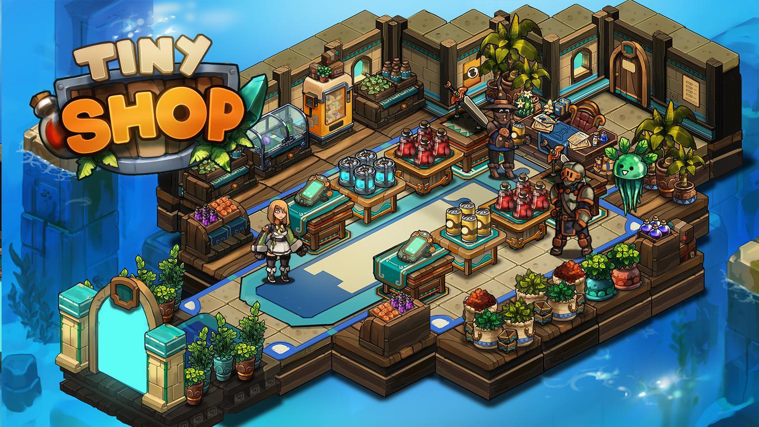 [Android] Tiny Shop: cute RPG store! Featuring colorful visuals and ...