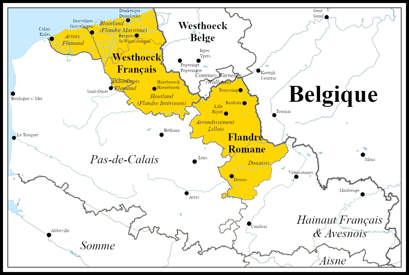 Fiandre Mappa Another French-Flanders map (with unusual areas incorporated | Scrolller
