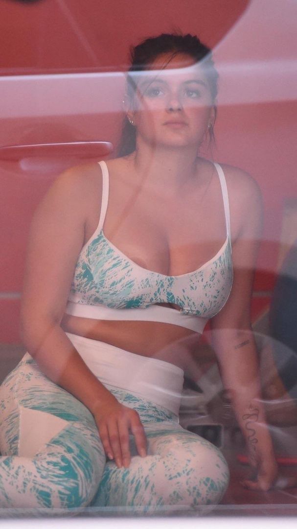 Taking a break from a workout