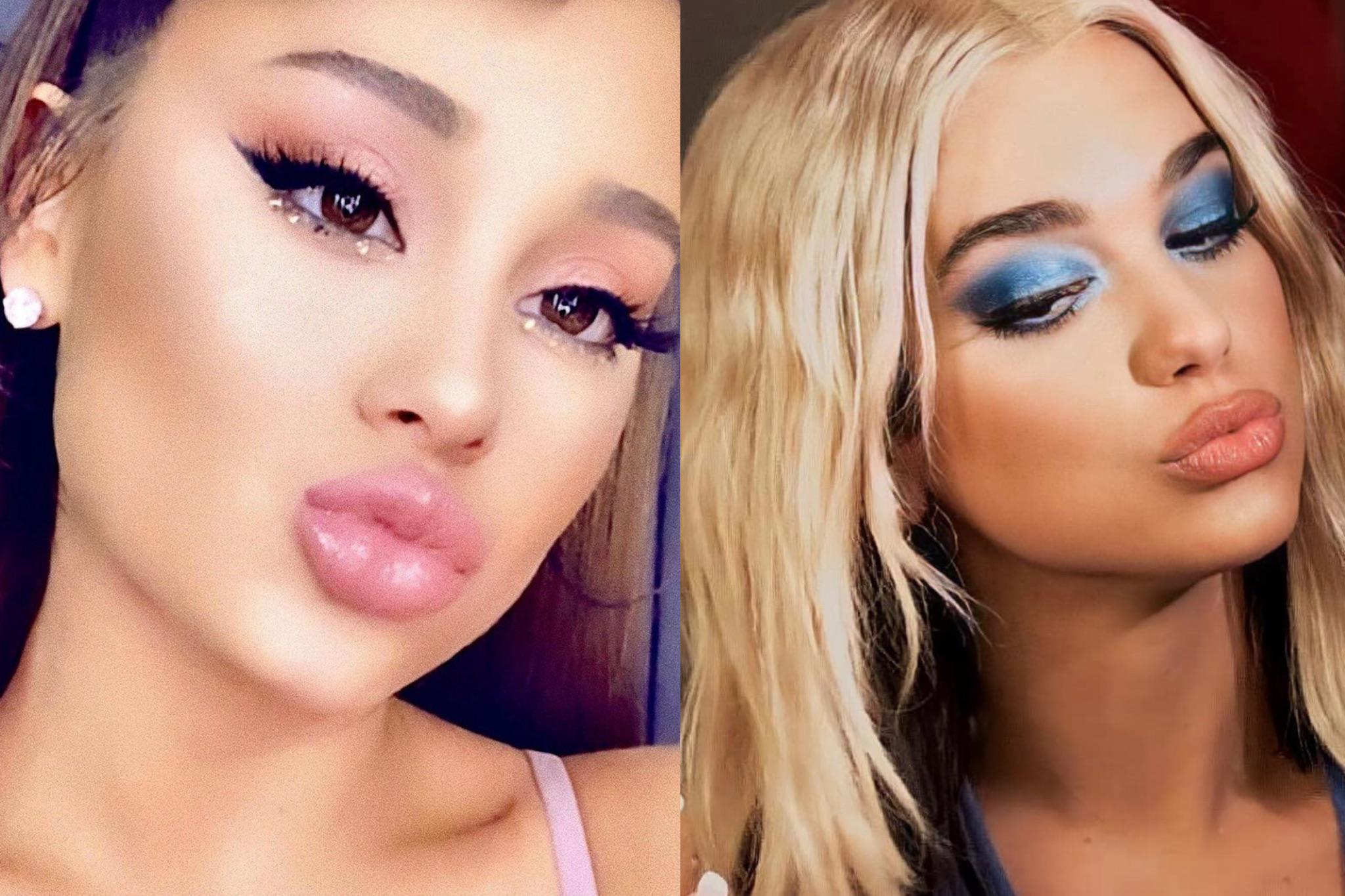 Ariana Grande & Dua Lipa double blowjob. How long would you last? | Scrolller