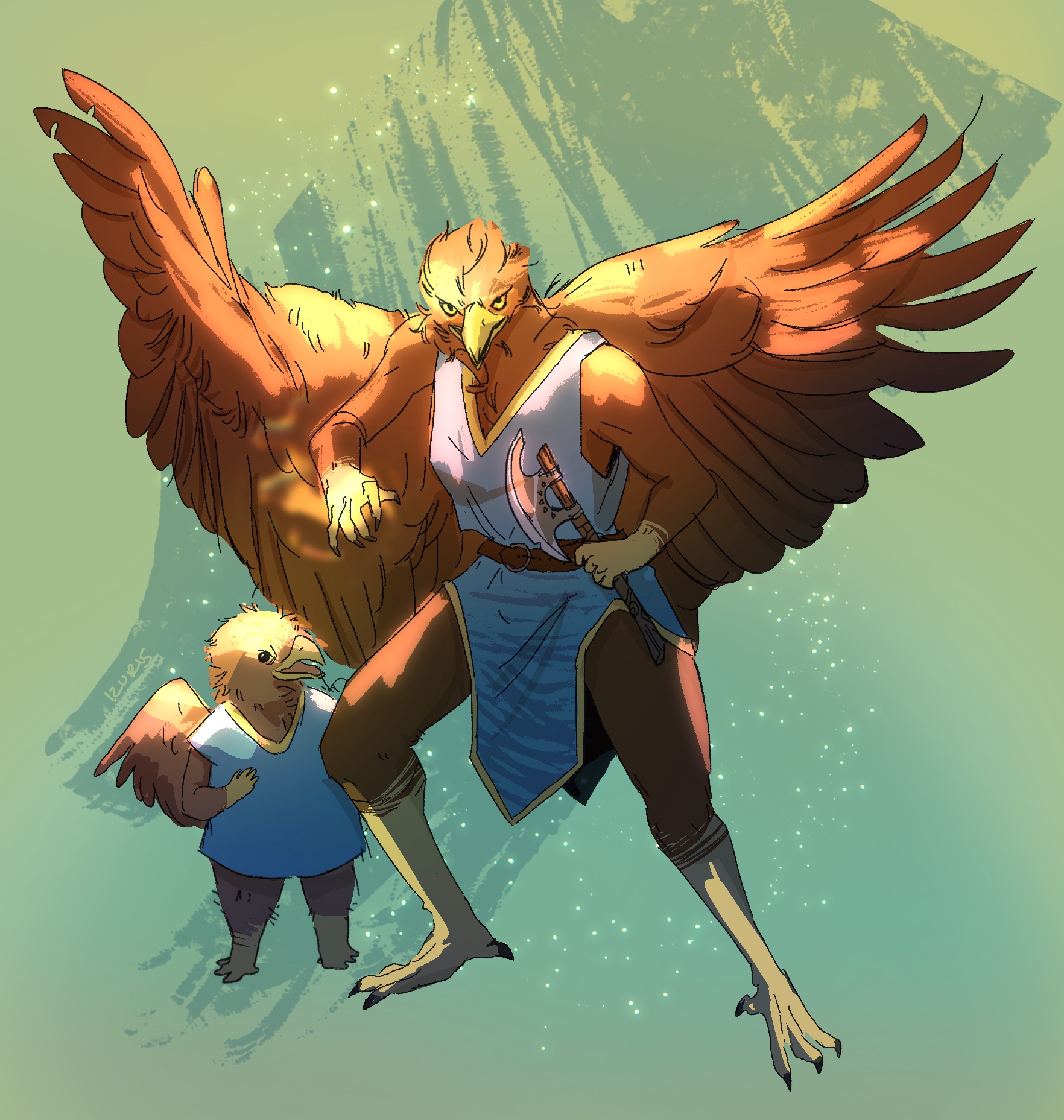 [Art] A piece I had done recently by Azuris on Tumblr of my Sun Soul ...