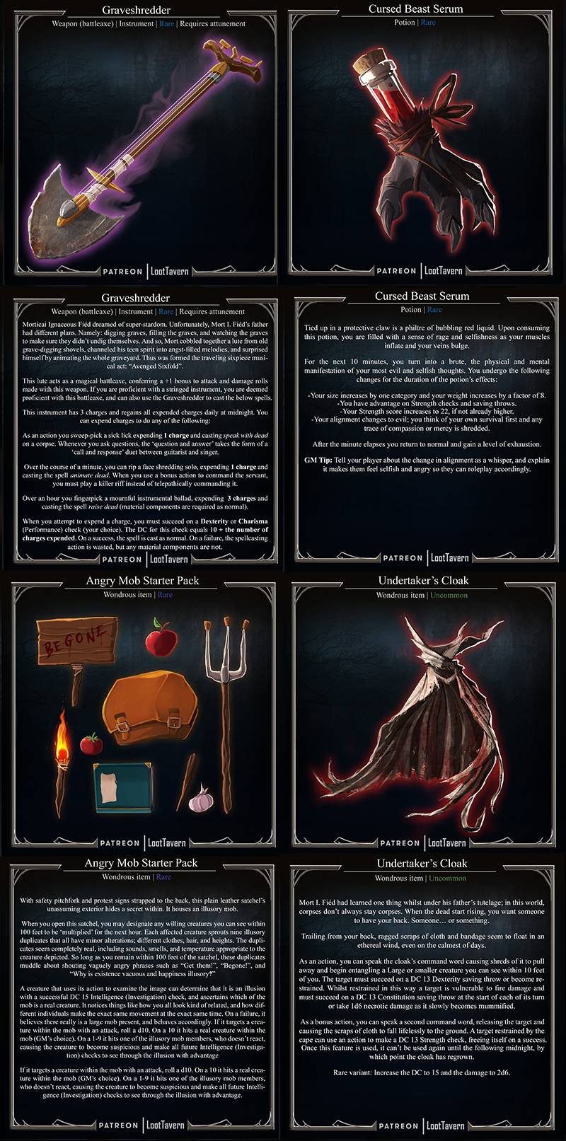 [Art][OC] Victorian horror item set! | Scrolller